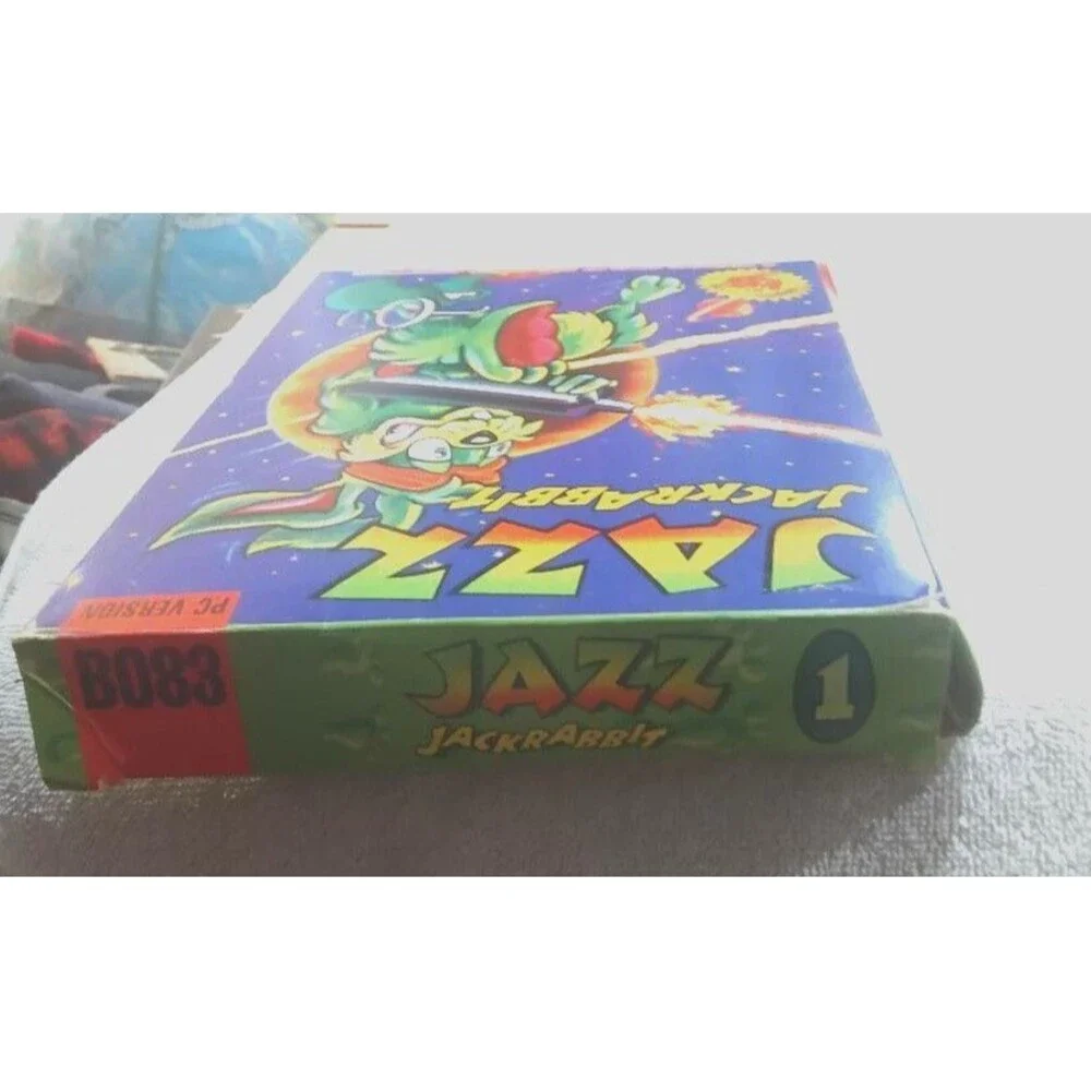 LR1 SUPER RARE 1995 “Jazz Jackrabbit” Epic Megagames IBM PC 3.5” Disks